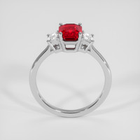 1.61 Ct. Ruby Ring, 14K White Gold 3
