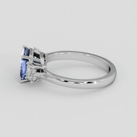 2.11 Ct. Blue Sapphire Ring, 14K White Gold 4