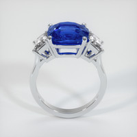 6.02 Ct. Sapphire Ring, 18K White Gold 3