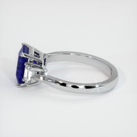 2.64 Ct. Sapphire Ring, 18K White Gold 4