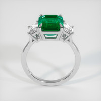 4.18 Ct. Emerald Ring, 18K White Gold 3