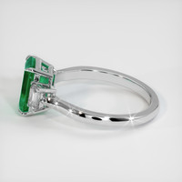 2.28 Ct. Emerald Ring, 18K White Gold 4
