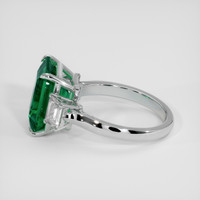 4.87 Ct. Emerald Ring, 18K White Gold 4