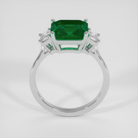 2.64 Ct. Emerald Ring, 18K White Gold 3