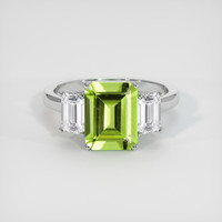 2.88 Ct. Gemstone Ring, 18K White Gold 1