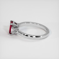 1.62 Ct. Ruby Ring, 18K White Gold 4