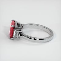 2.92 Ct. Ruby Ring, 18K White Gold 4