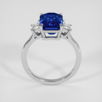 5.08 Ct. Blue Sapphire Ring, 18K White Gold 3