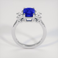 3.03 Ct. Blue Sapphire Ring, 18K White Gold 3
