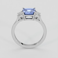 2.11 Ct. Blue Sapphire Ring, 18K White Gold 3