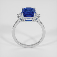 4.66 Ct. Blue Sapphire Ring, 18K White Gold 3
