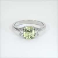 2.88 Ct. Sapphire Ring, 18K White Gold 1