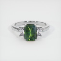 1.85 Ct. Sapphire Ring, 18K White Gold 1
