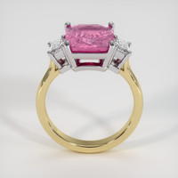 3.37 Ct. Pink Sapphire Ring, 14K White & Yellow 3