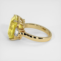 8.57 Ct. Yellow Sapphire Ring, 10K Yellow Gold 4