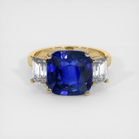 6.02 Ct. Sapphire Ring, 14K Yellow Gold 1