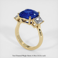 6.02 Ct. Sapphire Ring, 14K Yellow Gold 2