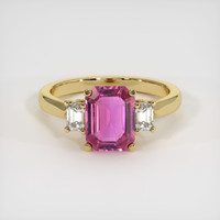 2.20 Ct. Sapphire Ring, 14K Yellow Gold 1