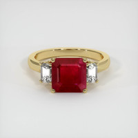 2.92 Ct. Ruby Ring, 14K Yellow Gold 1