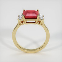 2.92 Ct. Ruby Ring, 14K Yellow Gold 3