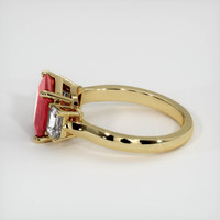 2.92 Ct. Ruby Ring, 14K Yellow Gold 4