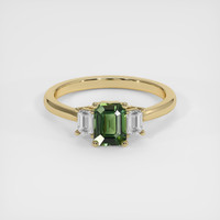 1.04 Ct. Sapphire Ring, 14K Yellow Gold 1