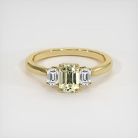 1.01 Ct. Sapphire Ring, 14K Yellow Gold 1