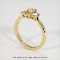 1.01 Ct. Yellow Sapphire Ring, 14K Yellow Gold 2