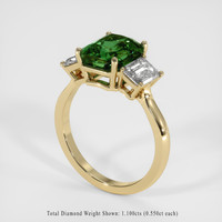 3.54 Ct. Sapphire Ring, 14K Yellow Gold 2