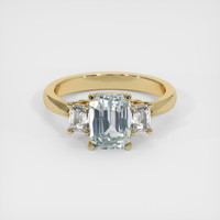 2.03 Ct. Sapphire Ring, 14K Yellow Gold 1