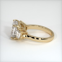 5.98 Ct. White Sapphire Ring, 14K Yellow Gold 3