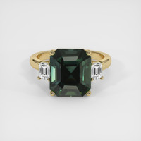 6.18 Ct. Sapphire Ring, 14K Yellow Gold 1