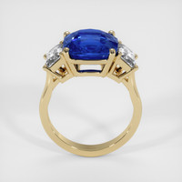 6.02 Ct. Blue Sapphire Ring, 18K Yellow Gold 3