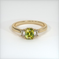 1.56 Ct. Sapphire Ring, 18K Yellow Gold 1