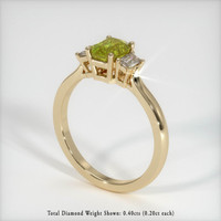 1.56 Ct. Sapphire Ring, 18K Yellow Gold 2