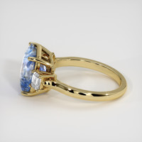 5.04 Ct. Sapphire Ring, 18K Yellow Gold 4