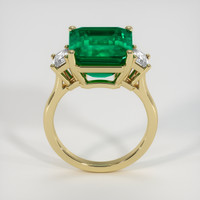5.96 Ct. Emerald Ring, 18K Yellow Gold 3