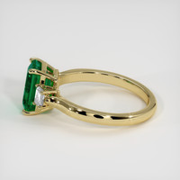 2.29 Ct. Emerald Ring, 18K Yellow Gold 4