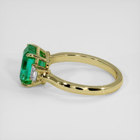 4.51 Ct. Emerald Ring, 18K Yellow Gold 4