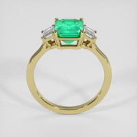 3.30 Ct. Emerald Ring, 18K Yellow Gold 3