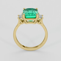 2.98 Ct. Emerald Ring, 18K Yellow Gold 3