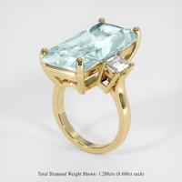 15.27 Ct. Gemstone Ring, 18K Yellow Gold 2