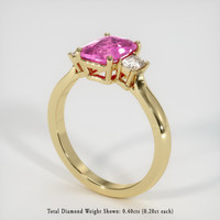 2.04 Ct. Sapphire Ring, 18K Yellow Gold 2