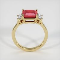 2.92 Ct. Ruby Ring, 18K Yellow Gold 3