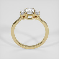 0.96 Ct. White Sapphire Ring, 18K Yellow Gold 3