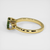1.10 Ct. Bi Color Sapphire Ring, 18K Yellow Gold 4