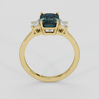 2.51 Ct. Bi Color / Parti Sapphire Ring, 18K Yellow Gold 3