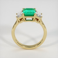 2.12 Ct. Emerald Ring, 18K Yellow Gold 3