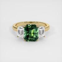 3.54 Ct. Sapphire Ring, 18K Yellow Gold 1