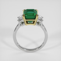 4.30 Ct. Emerald Ring, 18K Yellow & White 3